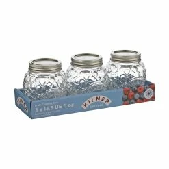 Kilner 13.5oz Fruit Jars (Set Of 3) | Berry -Le Creuset shop 0025.033u 2
