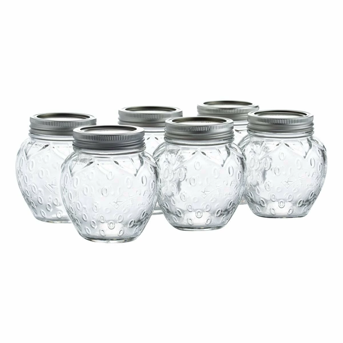 Kilner 13.5oz Fruit Jars (Set Of 6) | Strawberry Jars 3 Kilner 13.5oz Fruit Jars (Set Of 6) | Strawberry Jars