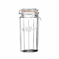 Kilner Facetted Clip Top Jar | 63.4oz
