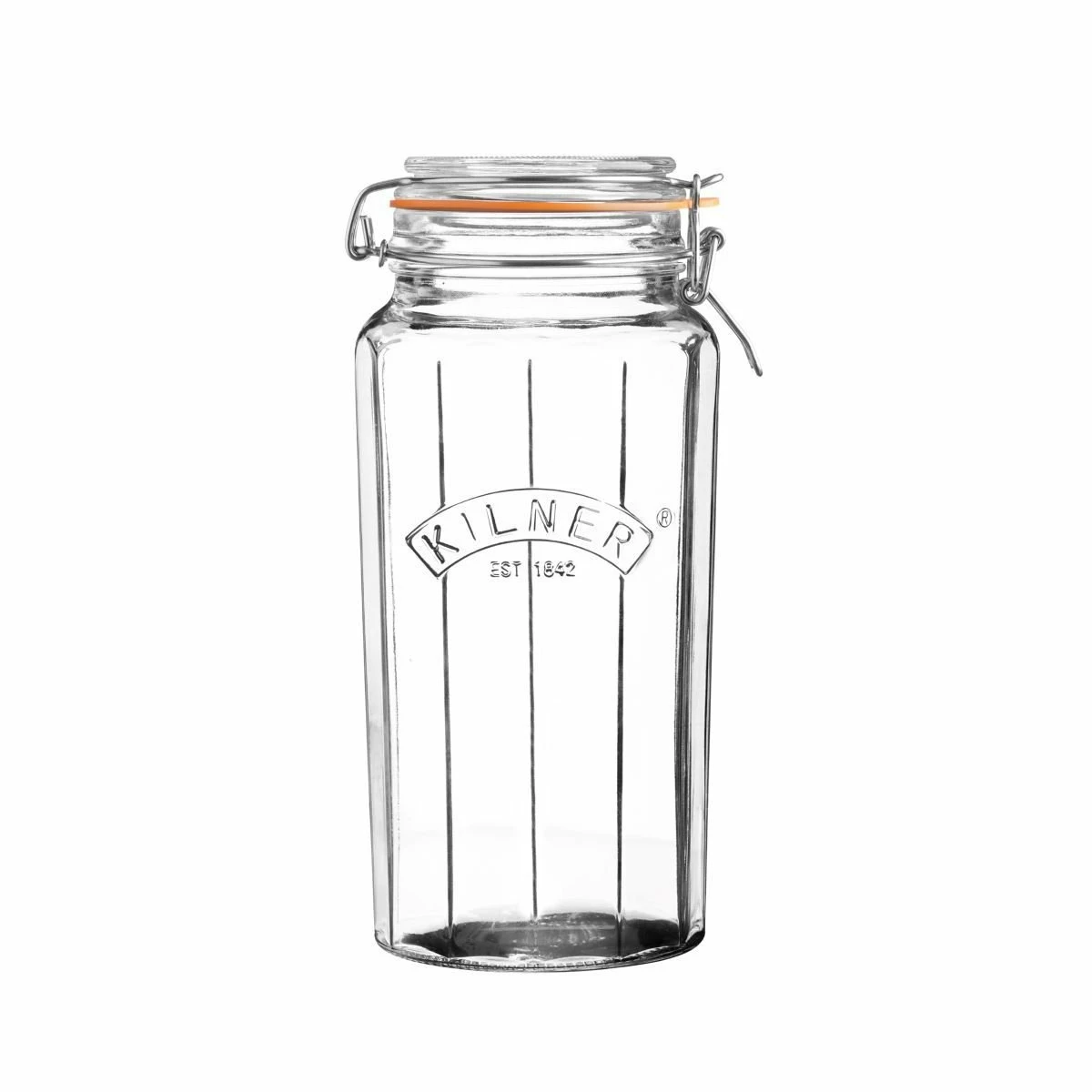 Kilner Facetted Clip Top Jar | 63.4oz 3 Kilner Facetted Clip Top Jar | 63.4oz