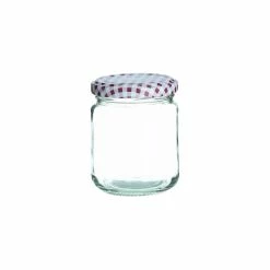 Kilner Twist Top Round Jar (Red) | 7.7 Oz