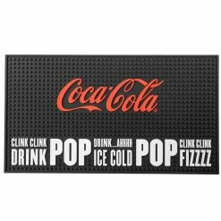 TableCraft 18" X 10" Coca-Cola Rectangular Bar Mat