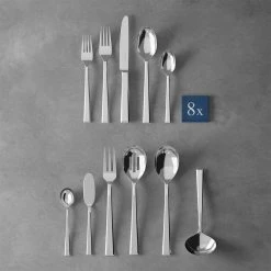 Villeroy & Boch 46-Piece Stainless Steel Flatware & Serving Set | Victor -Le Creuset shop 1263509084 on fs m b