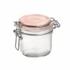Bormioli Rocco 6.75oz Swing Top Fido Jar | Pink Top -Le Creuset shop 141360mrg121313