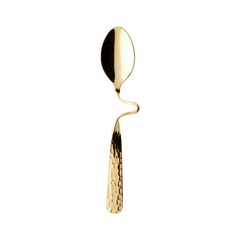 Villeroy & Boch Stainless Steel Caffè Demitasse Spoon | New Wave Gold 3 Villeroy & Boch Stainless Steel Caffè Demitasse Spoon | New Wave Gold