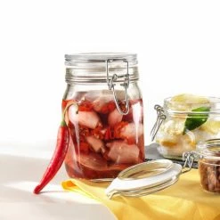 Bormioli Rocco 1L Swing Top Fido Canning Jar -Le Creuset shop 149220mrg121990 4