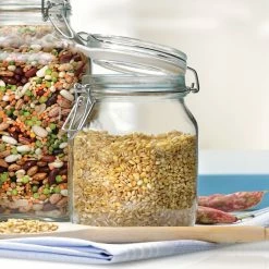 Bormioli Rocco 1L Swing Top Fido Canning Jar -Le Creuset shop 149220mrg121990 5