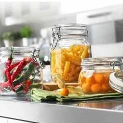 Bormioli Rocco 1L Swing Top Fido Canning Jar -Le Creuset shop 149220mrg121990 8