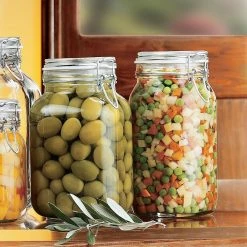 Bormioli Rocco 1.5L Swing Top Fido Canning Jar 15 Bormioli Rocco 1.5L Swing Top Fido Canning Jar -Le Creuset shop 149230mrg121990 3