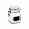 Bormioli Rocco 0.75L Swing Top Storage Jar With Chalkboard Label -Le Creuset shop 149280mrg321656