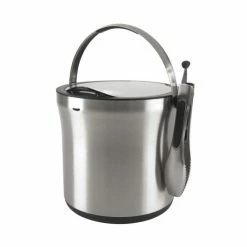 OXO SteeL Ice Bucket & Tong Set