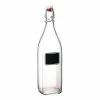 Bormioli Rocco 33.75oz Swing Top Glass Bottle With Chalkboard Label -Le Creuset shop 314720mbe321656