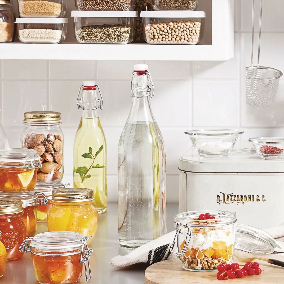 Bormioli Rocco 33.75oz Swing Top Glass Bottle 4 Bormioli Rocco 33.75oz Swing Top Glass Bottle - Image 2