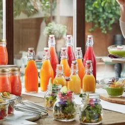 Bormioli Rocco 8.5oz Swing Top Glass Bottle -Le Creuset shop 314730mcd121990 5