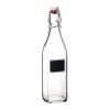 Bormioli Rocco 17oz Swing Top Bottle With Chalkboard Label 2 Bormioli Rocco 17oz Swing Top Bottle With Chalkboard Label -Le Creuset shop 314740mcd121656
