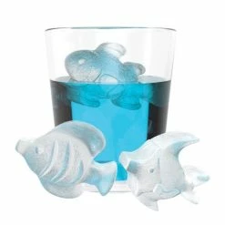 True Brands Fish Silicone Ice Cube Tray