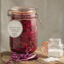 Kilner Swing Top Round Glass Jar | 1L -Le Creuset shop 34jar4