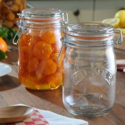 Kilner Swing Top Round Glass Jar | 1L -Le Creuset shop 34jar8