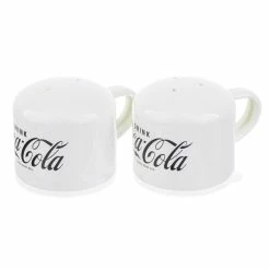 TableCraft 4oz Coca-Cola Enamel Salt & Pepper Shakers