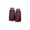 Mosser Glass Panel Salt And Pepper Shakers | Amethyst 2 Mosser Glass Panel Salt And Pepper Shakers | Amethyst -Le Creuset shop 51arybgnfyl. ac