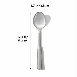 OXO Steel Solid Spoon -Le Creuset shop 61aprh9ef8l. ac sl1500