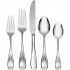 Oneida Brushed Satin 18/0 Stainless Steel 45-Piece Flatware Set | Voss -Le Creuset shop 61pit 4eagl. ac sl1500 1