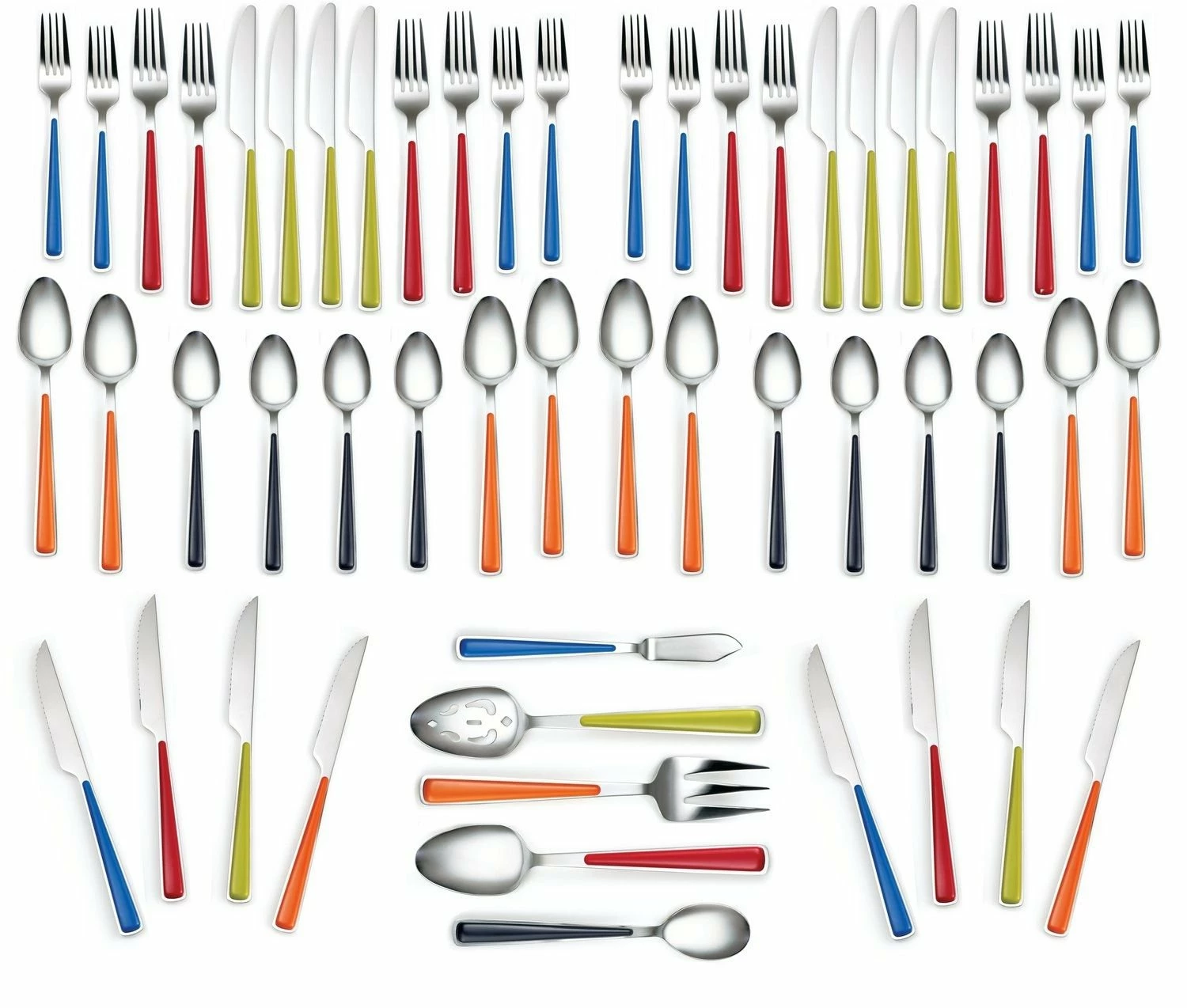 Fiesta® Flatware & Serving Set | 53 Pieces 4 Fiesta® Flatware & Serving Set | 53 Pieces - Image 2
