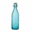 Bormioli Rocco 33.75oz Swing Top Giara Glass Bottle | Sky Blue -Le Creuset shop 666260mbe321588 1