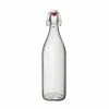 Bormioli Rocco 33.75oz Swing Top Giara Glass Bottle | Clear