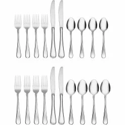 Oneida 18/0 Stainless Steel 20-Piece Flatware Set | Flight -Le Creuset shop 71bjvip6m4l. ac sl1500