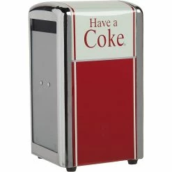 TableCraft Coca-Cola Full Size Napkin Dispenser