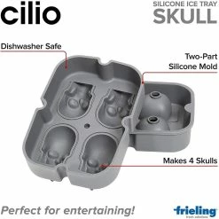 Frieling Cranio Silicone Ice Cube Tray -Le Creuset shop 71itvyibqol. ac sl1500