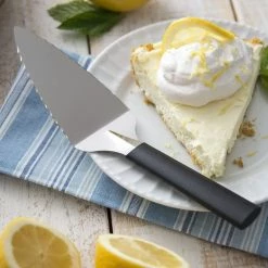 Rada Cutlery Serrated Pie Server | Black -Le Creuset shop 71otlc6qrnl. ac sl1000