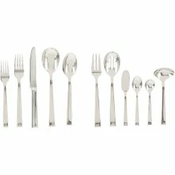 Villeroy & Boch 46-Piece Stainless Steel Flatware & Serving Set | Victor