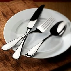 Oneida Brushed Satin 18/0 Stainless Steel 45-Piece Flatware Set | Voss -Le Creuset shop 71vpq13kpnl. ac sl1500 1