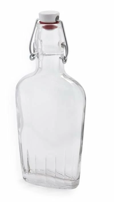 Bormioli Rocco 8.5oz Swing Top Glass Flasks | 6-pack 4 Bormioli Rocco 8.5oz Swing Top Glass Flasks | 6-pack - Image 2