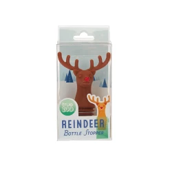 True Brands Reindeer Bottle Stopper -Le Creuset shop 8329 v1 pog front 1