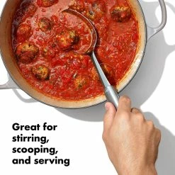 OXO Steel Solid Spoon -Le Creuset shop 91ah74asurl. ac sl1500