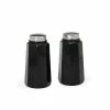 Mosser Glass Panel Salt And Pepper Shakers | Black Raspberry -Le Creuset shop 930br