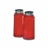 Mosser Glass Panel Salt And Pepper Shakers | Red -Le Creuset shop 930r