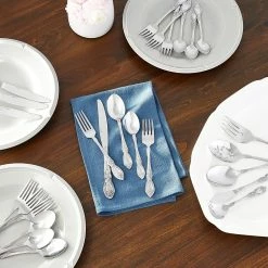Oneida 18/0 Stainless Steel 45-Piece Flatware Set | Wordsworth -Le Creuset shop a1 spjyufxs. ac sl1500