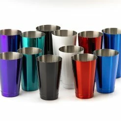 Mercer Barfly 18oz Shaker/Tin | White -Le Creuset shop another lifestyle of shakers 5