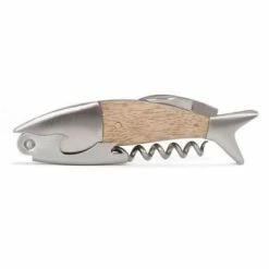 Kikkerland Corkscrew Bottle Opener | Fish
