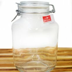Bormioli Rocco 3L Swing Top Fido Glass Jar -Le Creuset shop bormioli rocco 3l jar