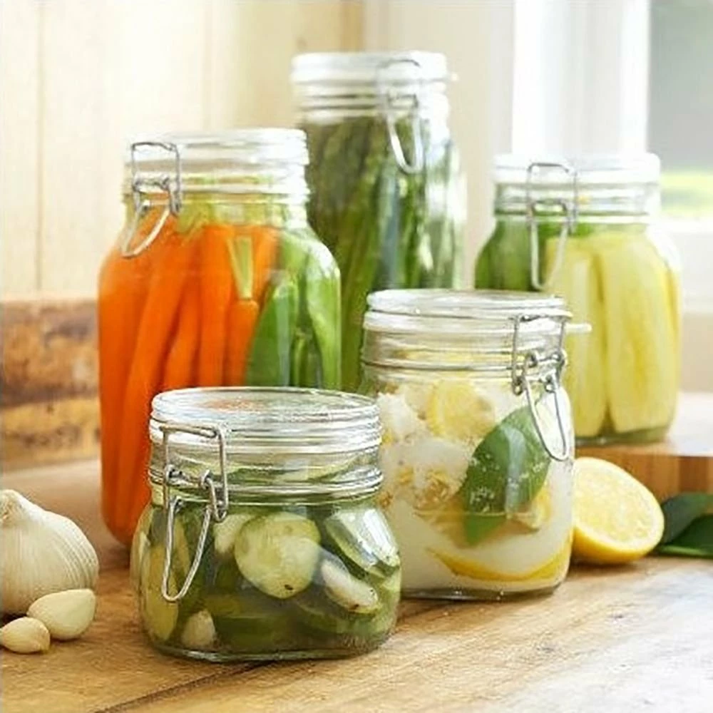 Bormioli Rocco 1L Swing Top Fido Canning Jars | 6-pack 5 Bormioli Rocco 1L Swing Top Fido Canning Jars | 6-pack - Image 3