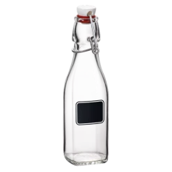 Bormioli Rocco 8.5oz Swing Top Bottle W/ Chalkboard Label