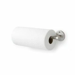 Umbra Cappa Wall Mounted Paper Towel Holder | Nickel -Le Creuset shop cappa6