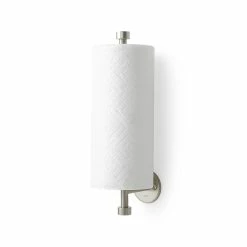 Umbra Cappa Wall Mounted Paper Towel Holder | Nickel -Le Creuset shop cappa7