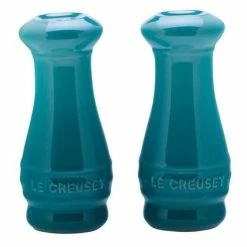 Le Creuset 2-Piece Salt & Pepper Shakers | Caribbean Blue