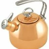 Chantal 1.8 Qt. Steel Classic Tea Kettles | Multiple Colors Available -Le Creuset shop chantal tea kettles classic copper teakettlesl37 19cp popup 1